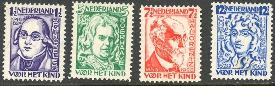 Kinderzegels 1928, NVPH 220-223, ongebruikt, Ophalen of Verzenden, T/m 1940, Postfris