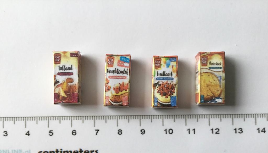 Poppenhuis miniaturen taartmixen 90, Ophalen of Verzenden, Nieuw, Poppenhuis
