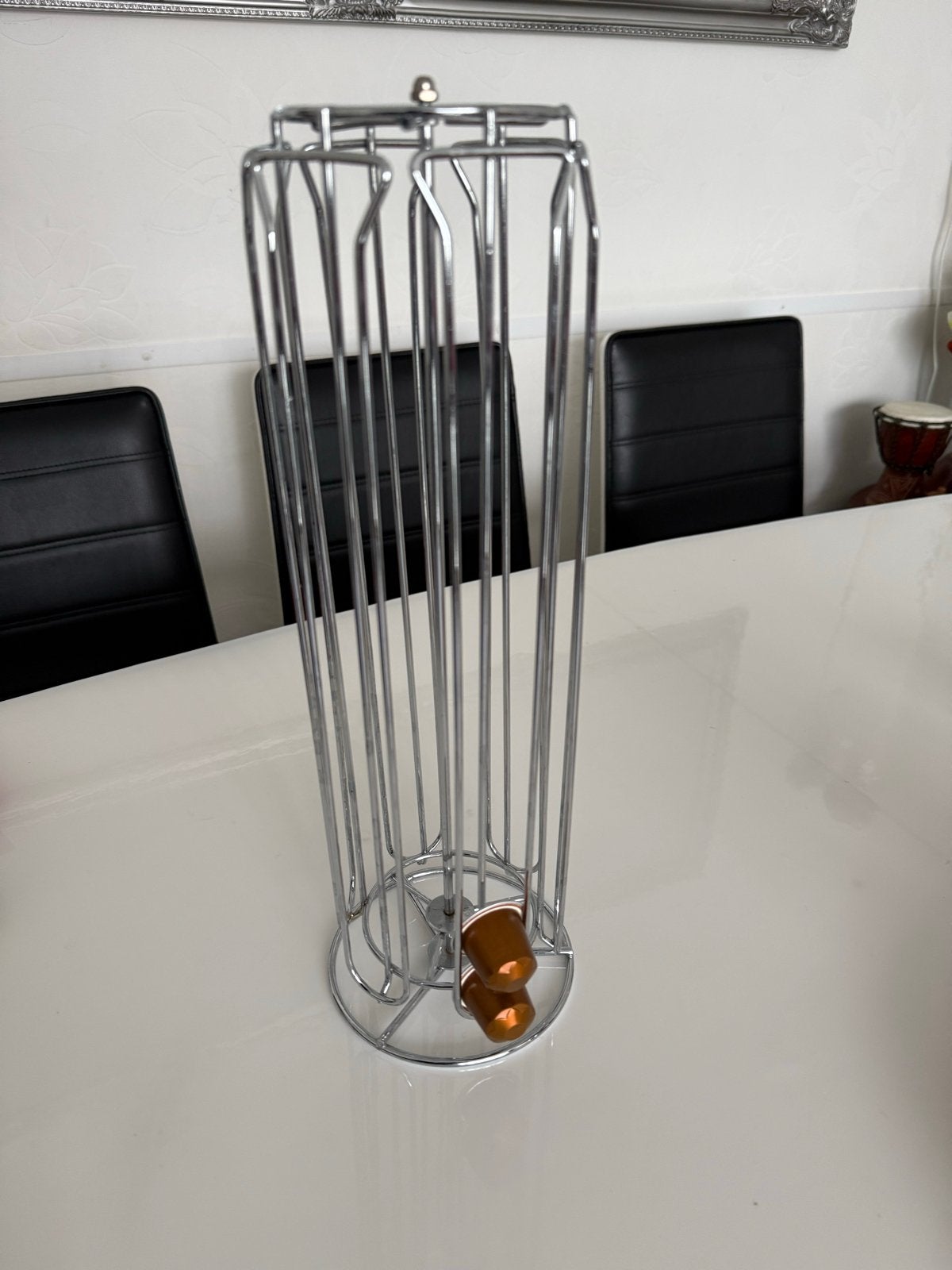 Nespresso capsulehouder - Zilverkleurig metaal, Zilver, Ophalen of Verzenden, Metaal, Overige typen