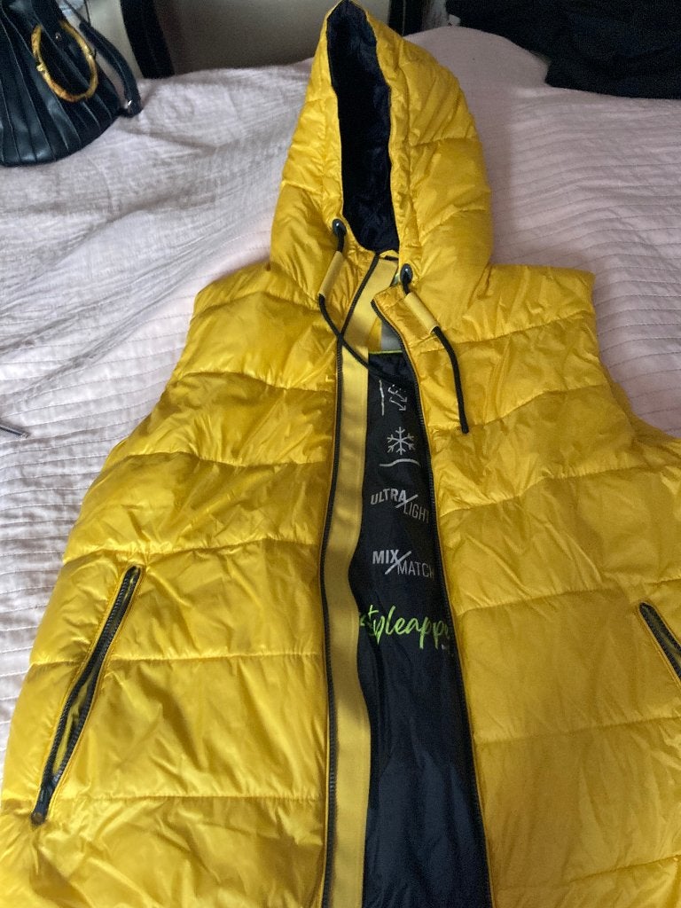 Bodywarmer heren calamar zgan M, Kleding | Heren, Ophalen of Verzenden, Zo goed als nieuw, Maat 48/50 (M), Geel