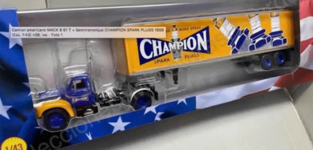 Mack B 61 T 1956 CHAMPION schaal 1/43 serie USA TRUCKS # 36, Verzenden, Nieuw, Bus of Vrachtwagen, Overige merken