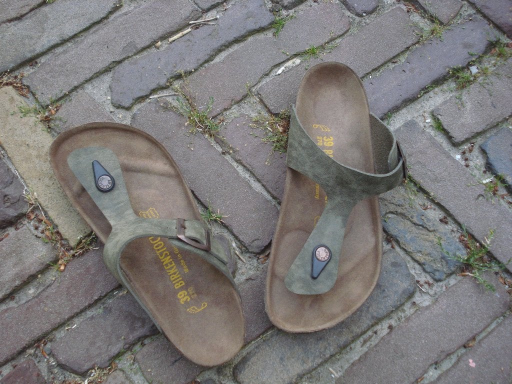 BIRKENSTOCK GIZEH GROEN 39 NU GRATIS VERZENDING PER POST, Slippers, Verzenden, Nieuw, Groen