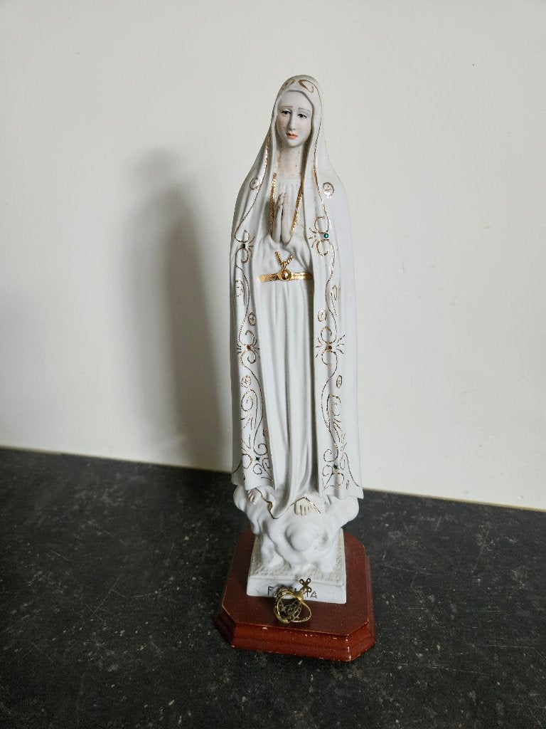 Beeldje van Maria van Fatima - Porselein, Ophalen, Gebruikt, Beeld(je), Christendom | Katholiek