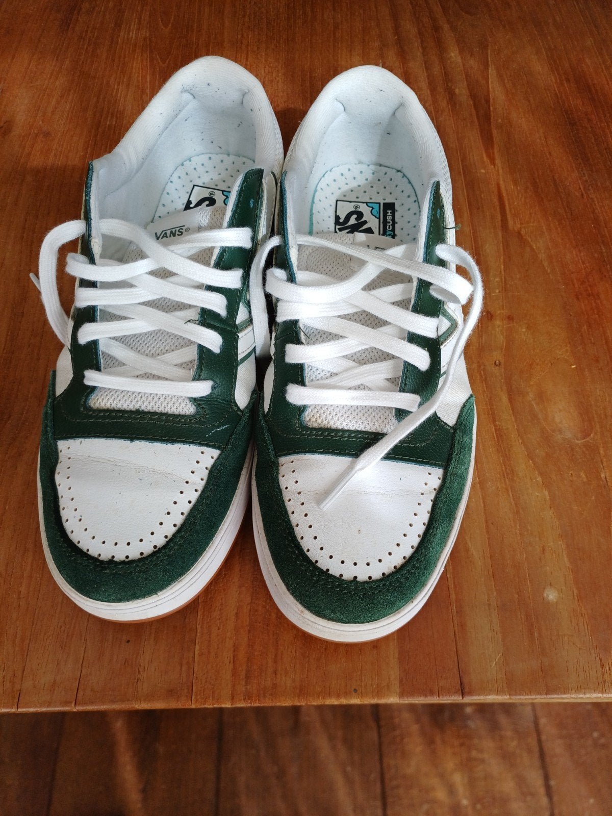 Vans ComfyCush Sneakers - Groen/Wit - Maat 41, Overige kleuren, Ophalen of Verzenden, Vans, Sneakers of Gympen