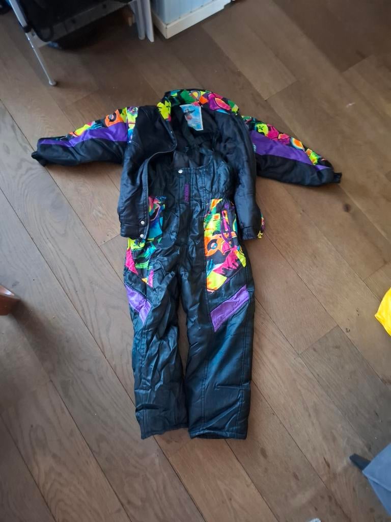 Ski-overall met kleurrijke accenten, Kinderen en Baby's, Kinderkleding | Maat 134, Ophalen of Verzenden