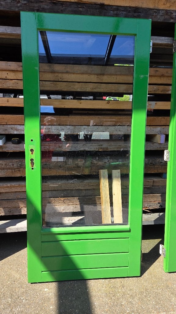 2 Buitendeuren buitendeur. ( 033 ), Ophalen, Gebruikt, 120 cm of meer, Buitendeur