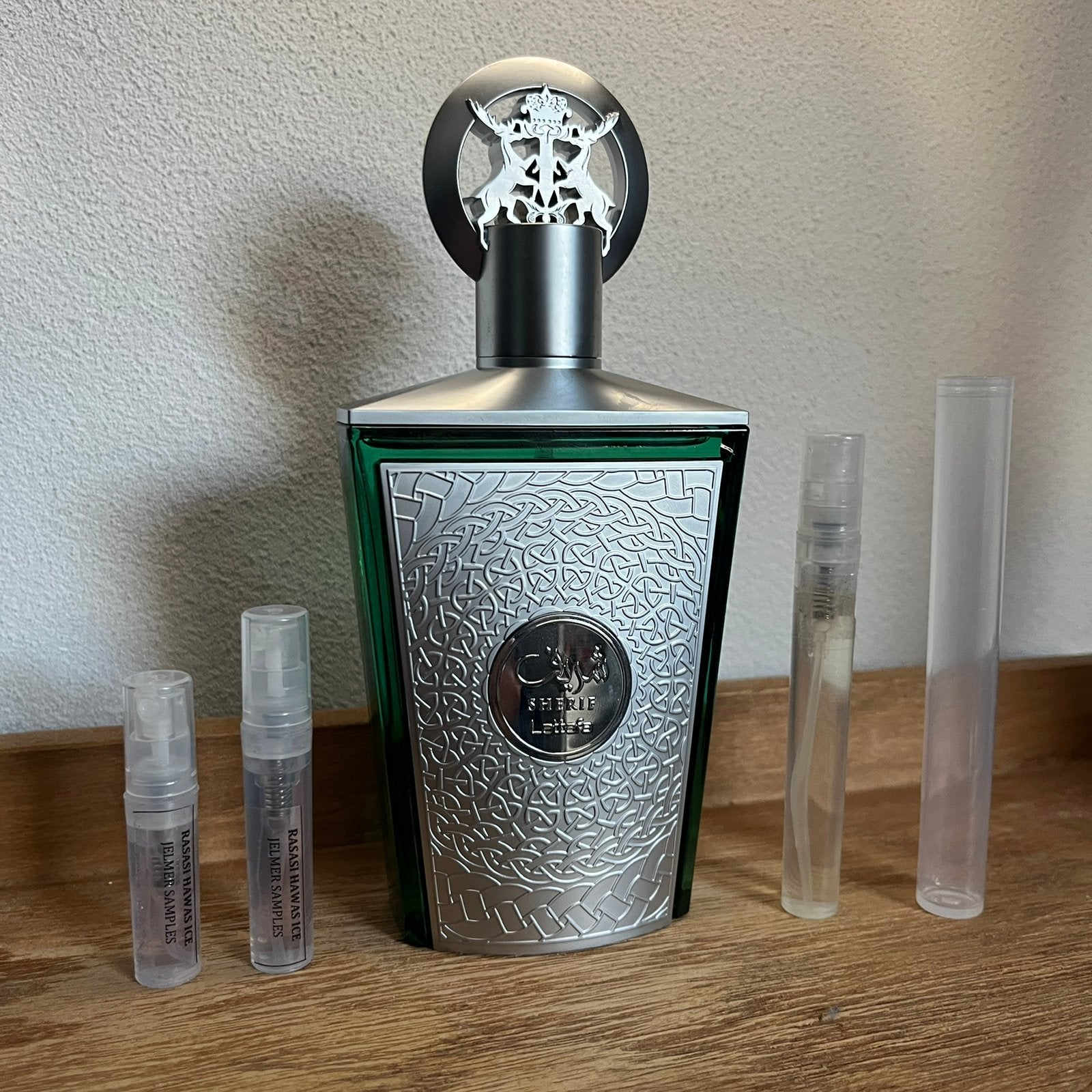 Lattafa - Sherif parfum samples | 1 tot 10ml, Ophalen of Verzenden, Zo goed als nieuw