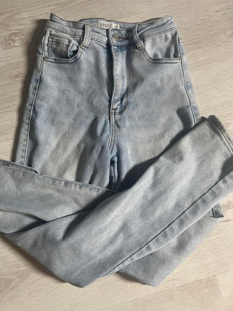 Laulia Lichtblauwe Jeans - Maat 34, Ophalen, Zo goed als nieuw, Blauw, W27 (confectie 34) of kleiner