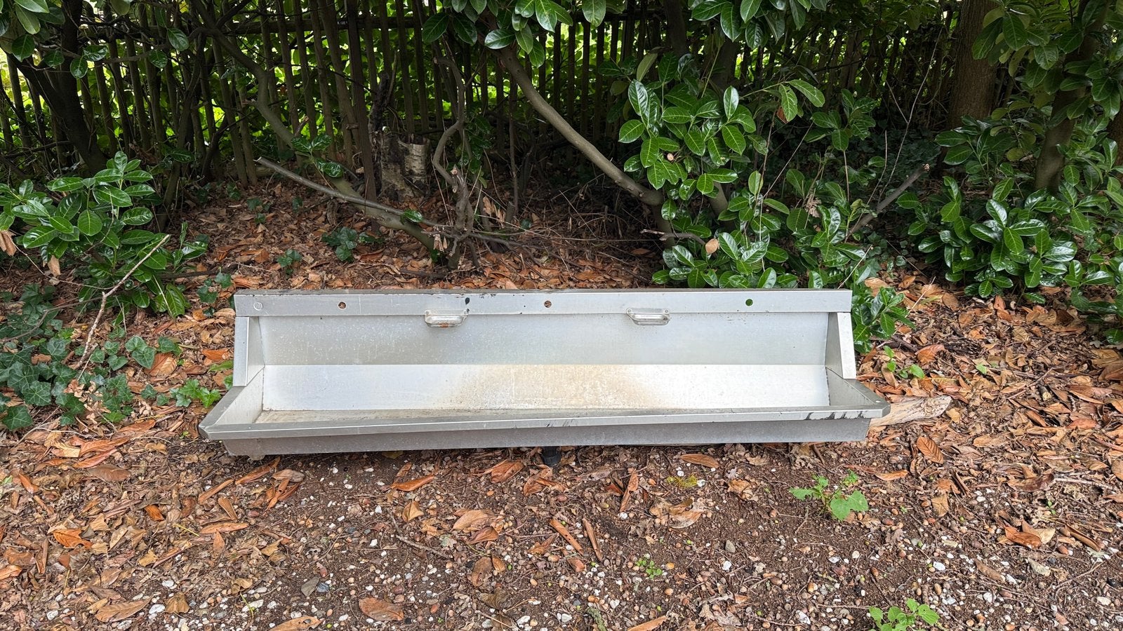 Aluminium wasbak, Ophalen