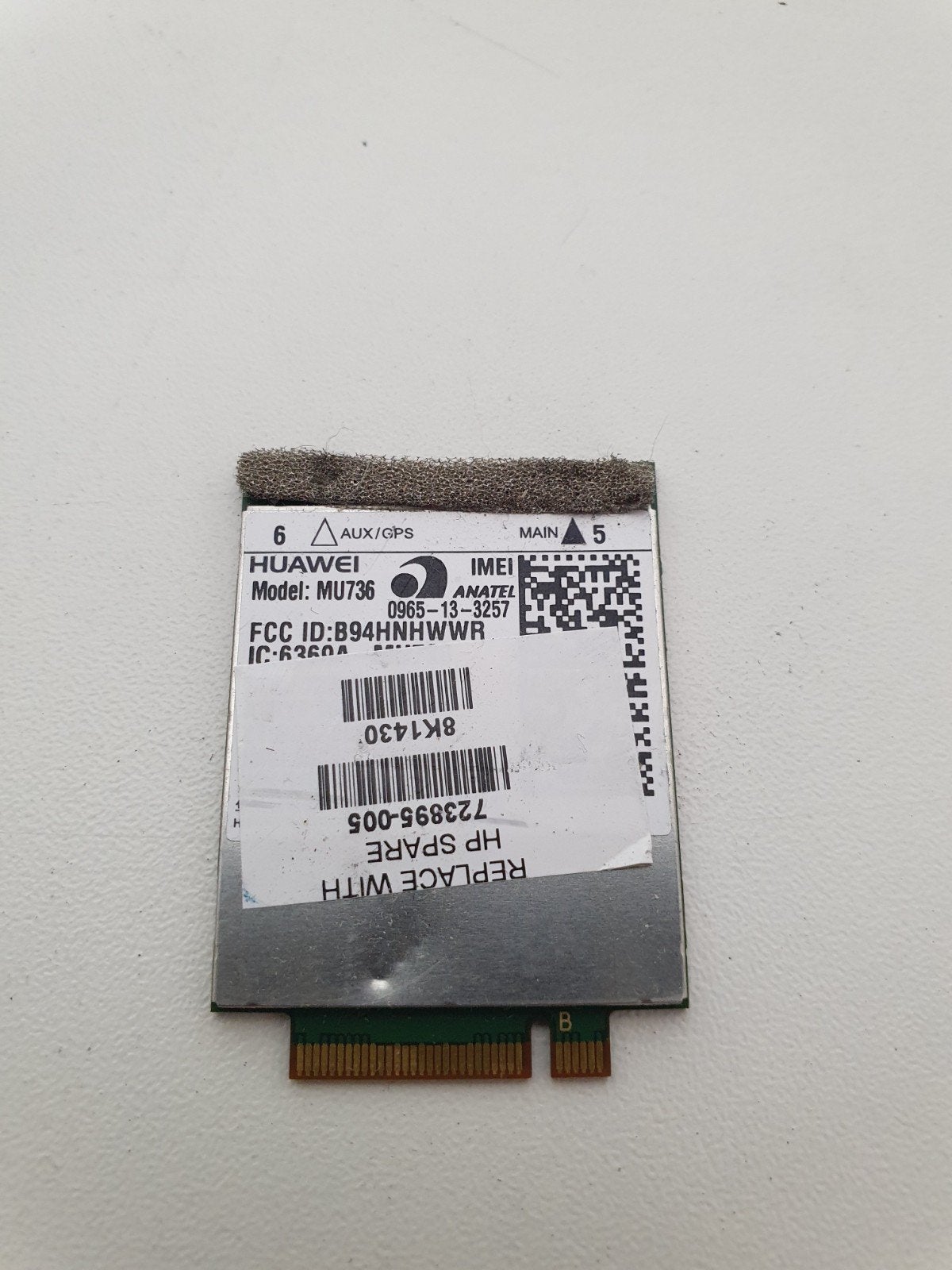 Huawei MU736 WWAN 3G/HSPA kaart M.2 – HP spare, Intern, ., Ophalen of Verzenden, Zo goed als nieuw