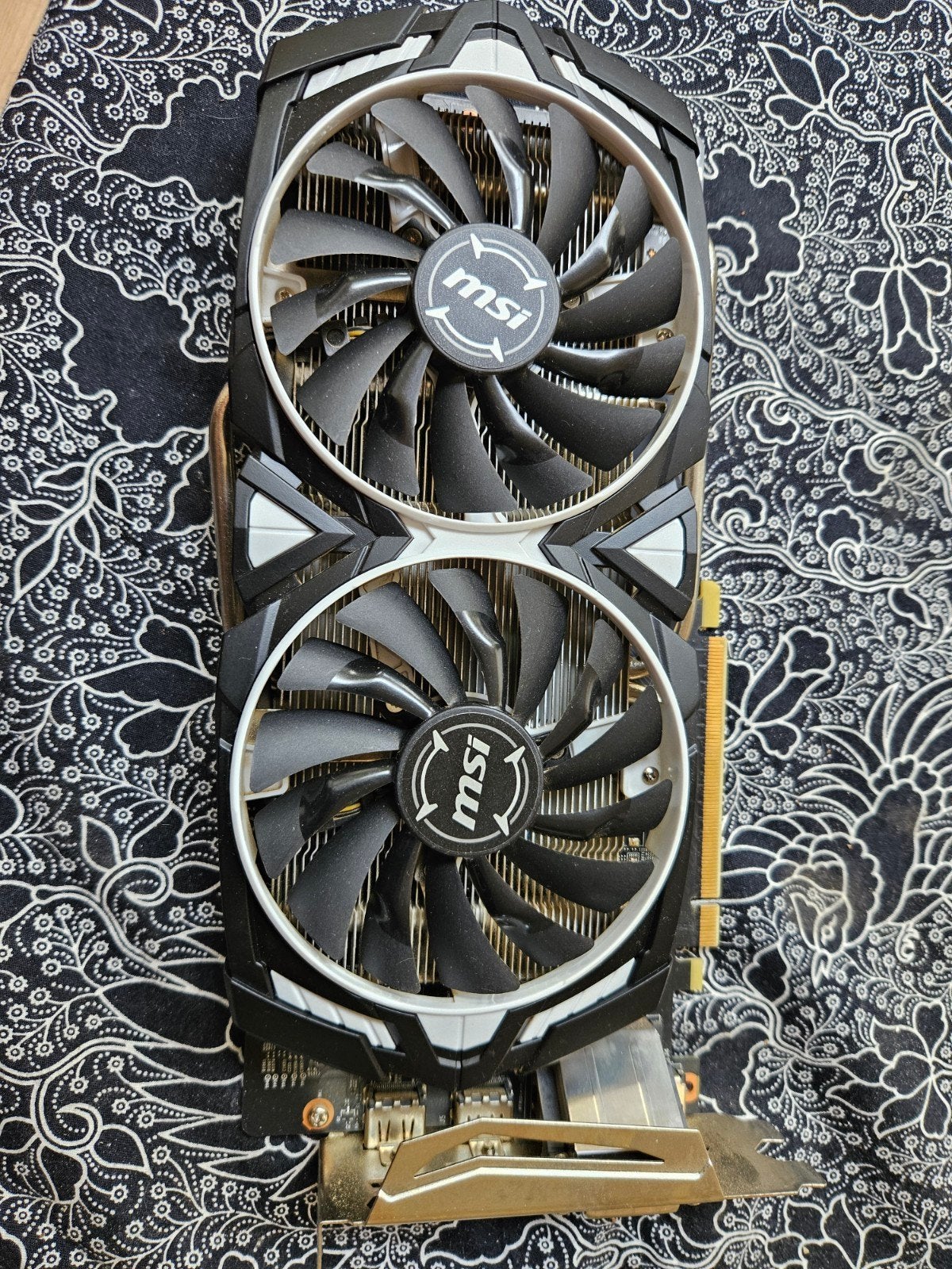 MSI GeForce GTX 1060 Armor 6G OCv1 Videokaart, Computers en Software, Videokaarten, PCI-Express 3, Gebruikt, HDMI, Ophalen of Verzenden