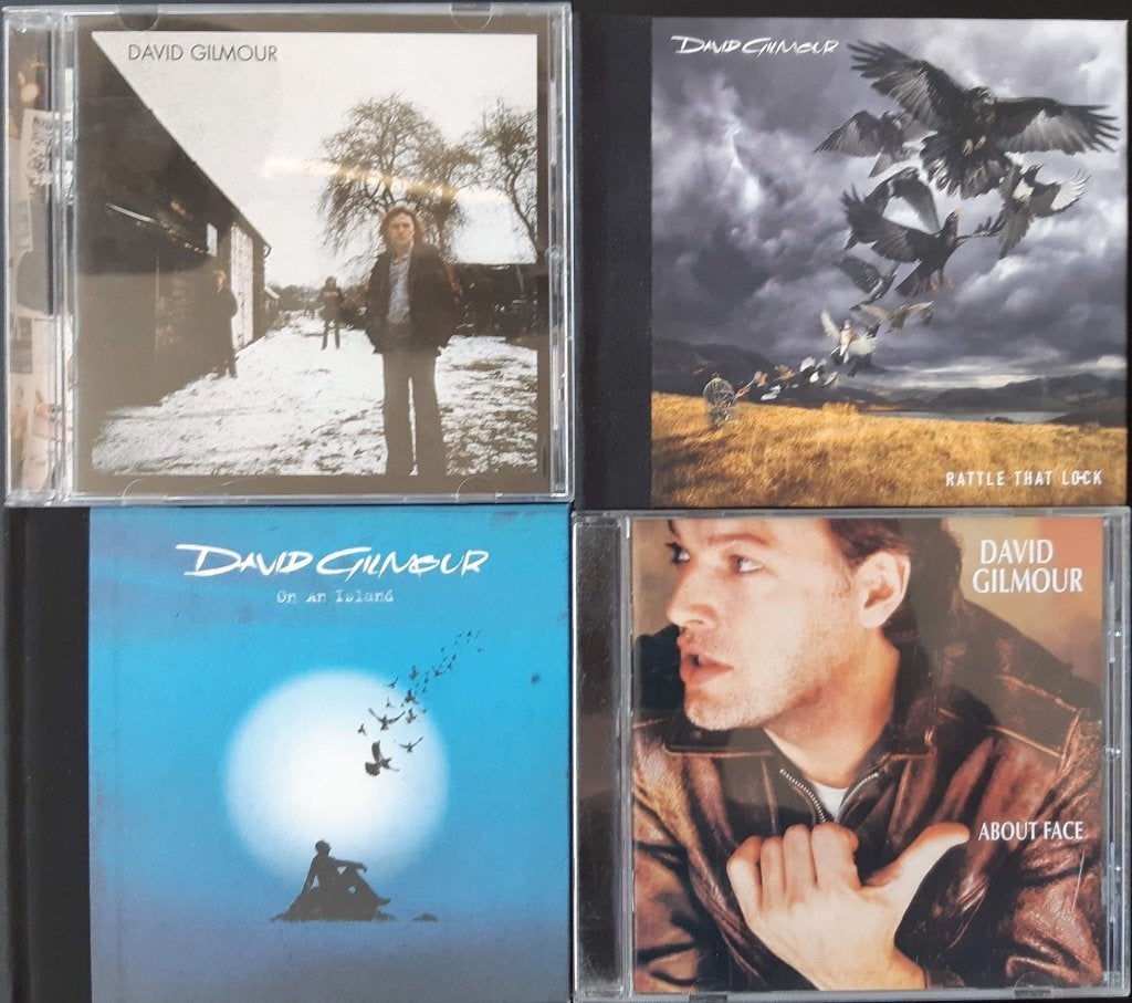 DAVID GILMOUR - PINK FLOYD - De eerste 4 soloalbums (4 CDs), Ophalen of Verzenden, Zo goed als nieuw, Progressive Rock