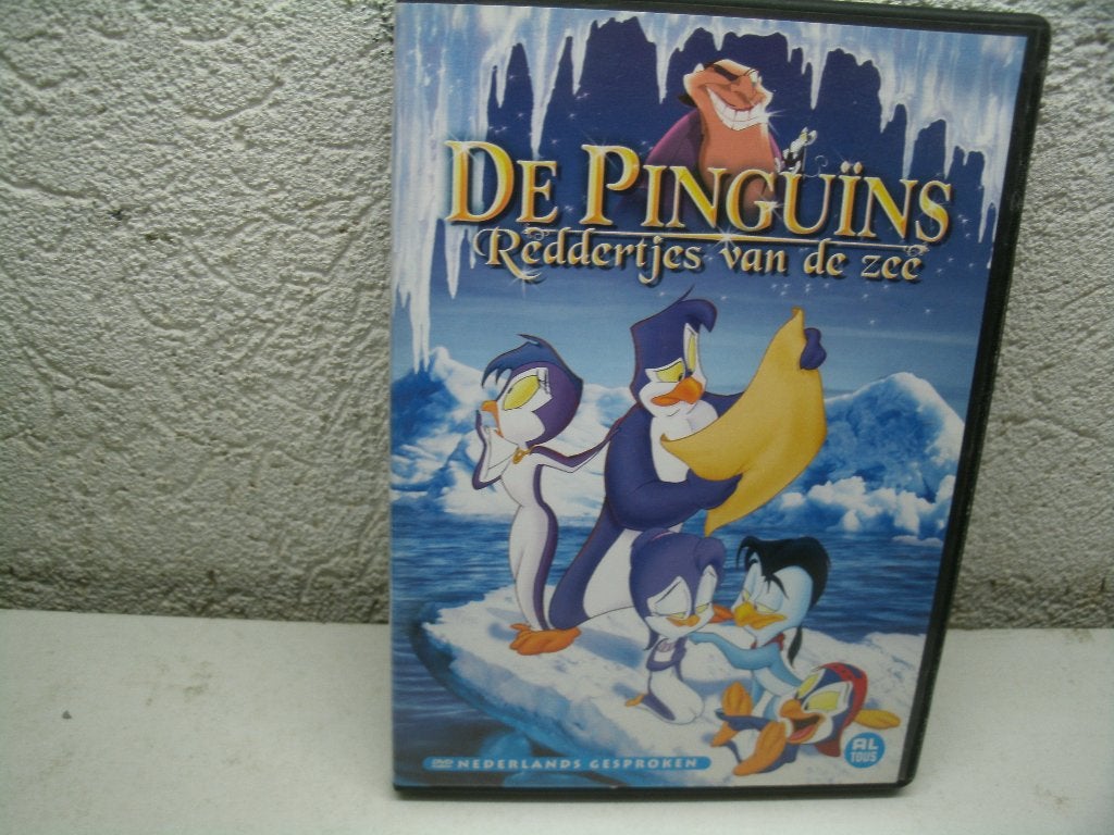 dvd 225k pinguins reddertjes van de zee, Alle leeftijden, Ophalen of Verzenden, Zo goed als nieuw