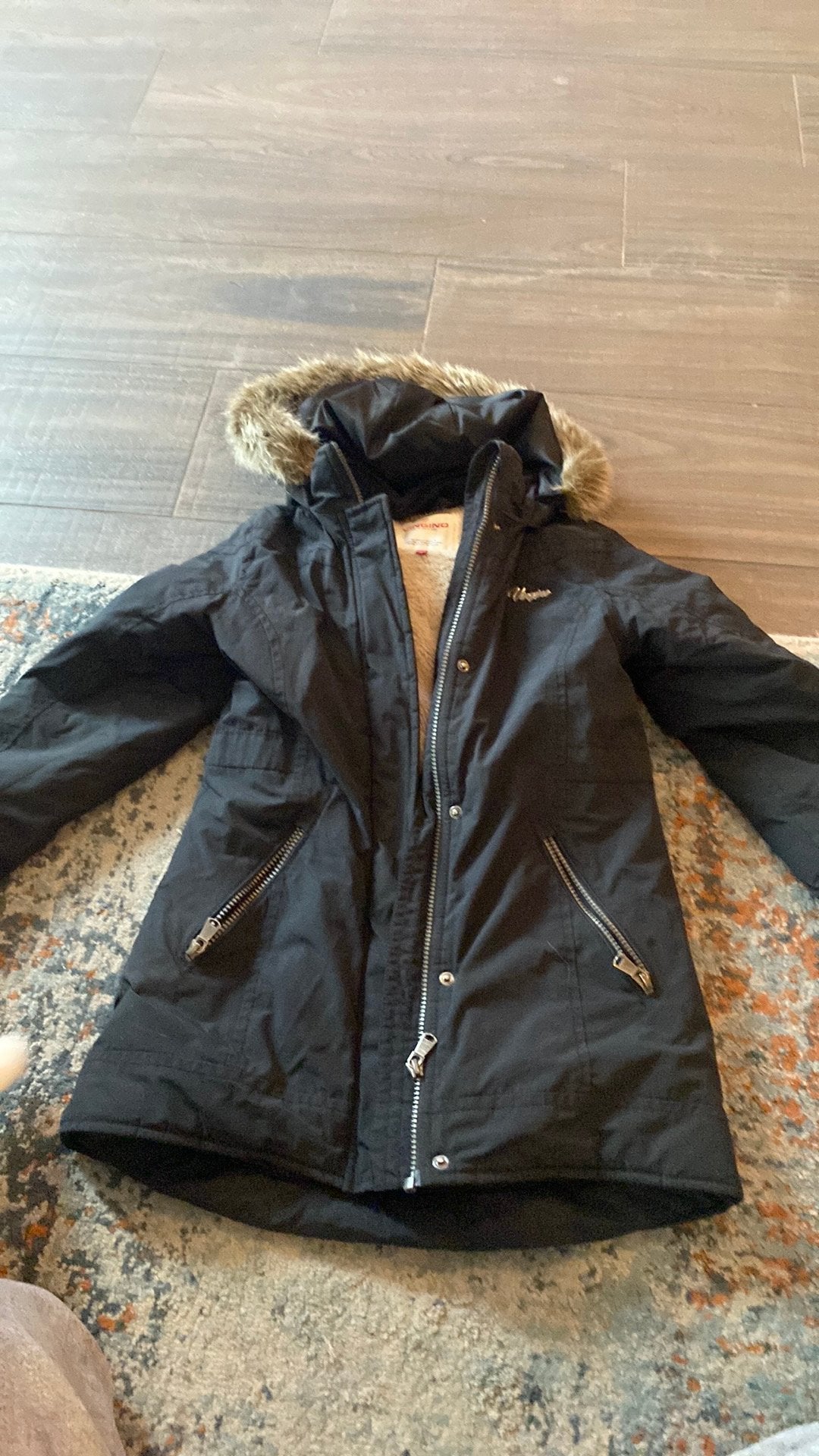 Dikke regenjas maat 140, Kinderen en Baby's, Kinderkleding | Maat 140, Ophalen, Gebruikt, Meisje, Jas