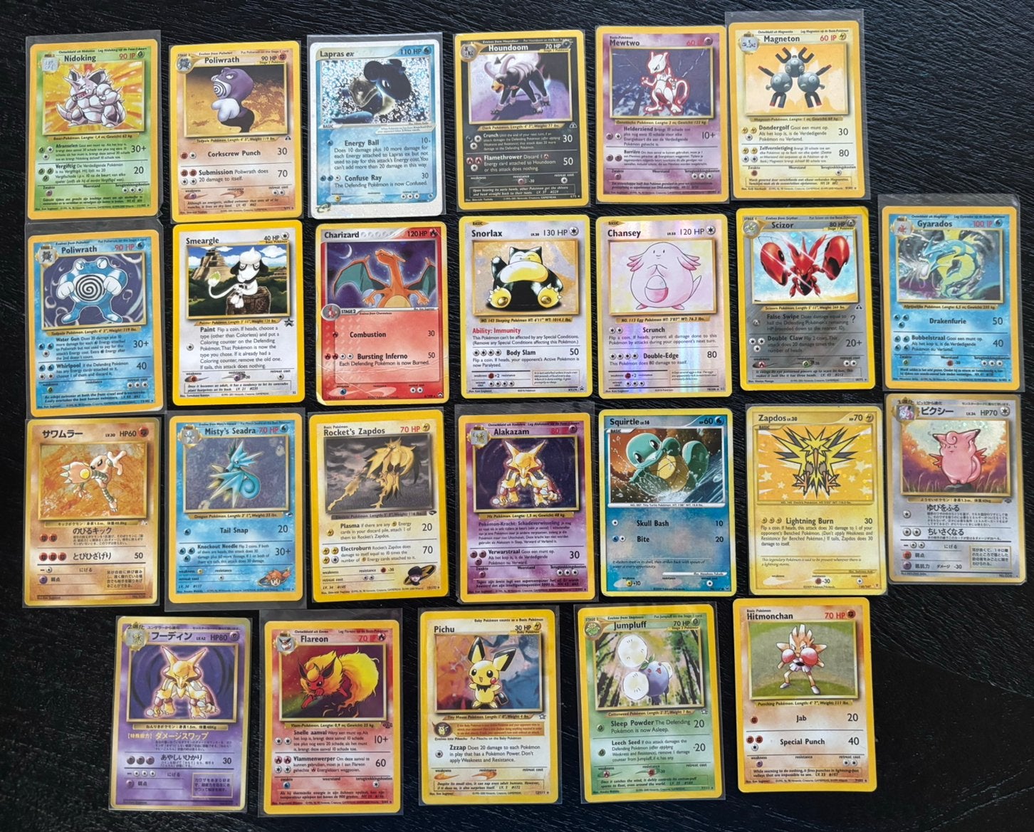 Oude pokemon collectie, Ophalen of Verzenden, Zo goed als nieuw, Meerdere kaarten