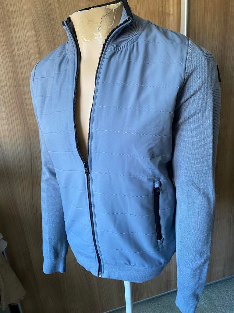 Vanguard Heren Jas Vest licht blauw, Ophalen of Verzenden, Zo goed als nieuw, Maat 48/50 (M), Blauw