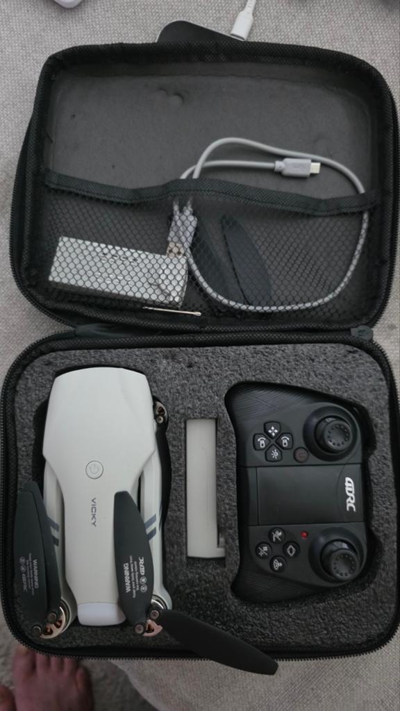 4DRC VICKY F10 PRO Drone met 4K UHD Camera (niet gebruikt), 250 tot 900 gram, 100 tot 1000 meter, Overige merken, Zo goed als nieuw