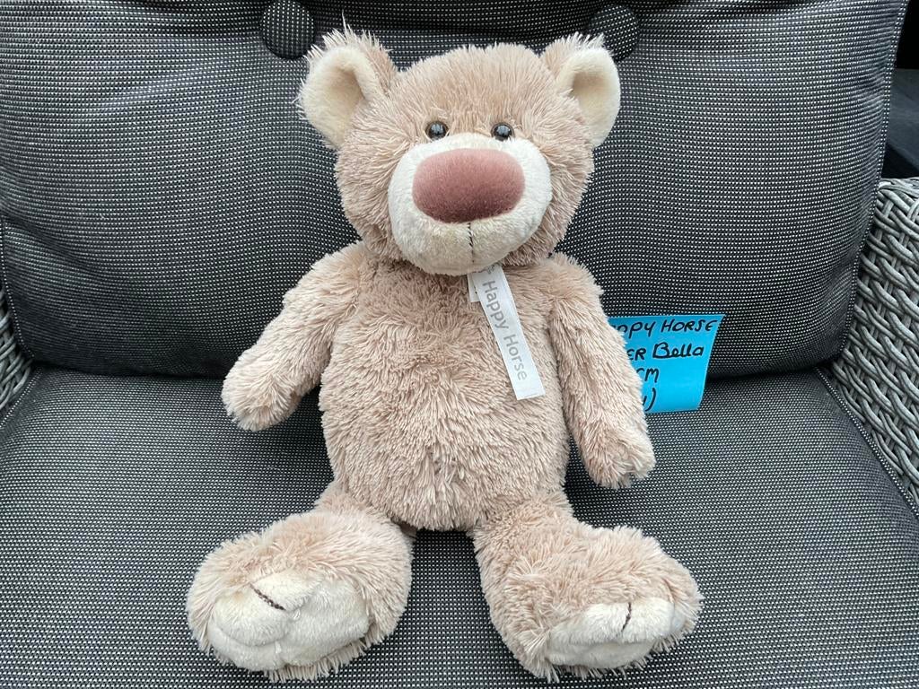Nieuwe Happy Horse Bella beer teddybeer 30cm bruin beige, Kinderen en Baby's, Speelgoed | Knuffels en Pluche, Ophalen, Overige karakters