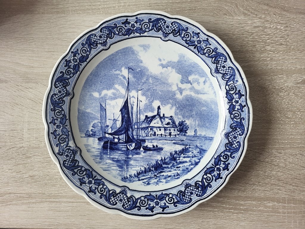 Delfts Blauw Bord, Antiek en Kunst, Antiek | Servies los, Ophalen