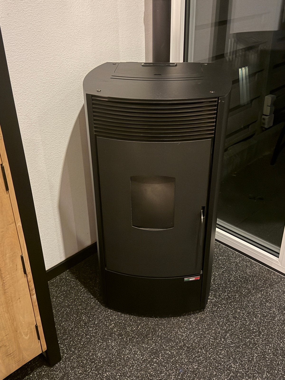 Mondena Pelletkachel D12  nette staat / gebruikt, Huis en Inrichting, Overige brandstoffen, Ophalen of Verzenden, Zo goed als nieuw