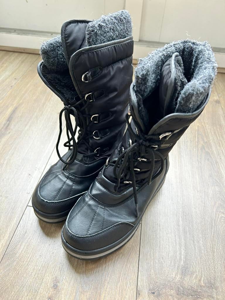 Snowboots maat 38 zwart, Ophalen of Verzenden, Gebruikt, Schoenen