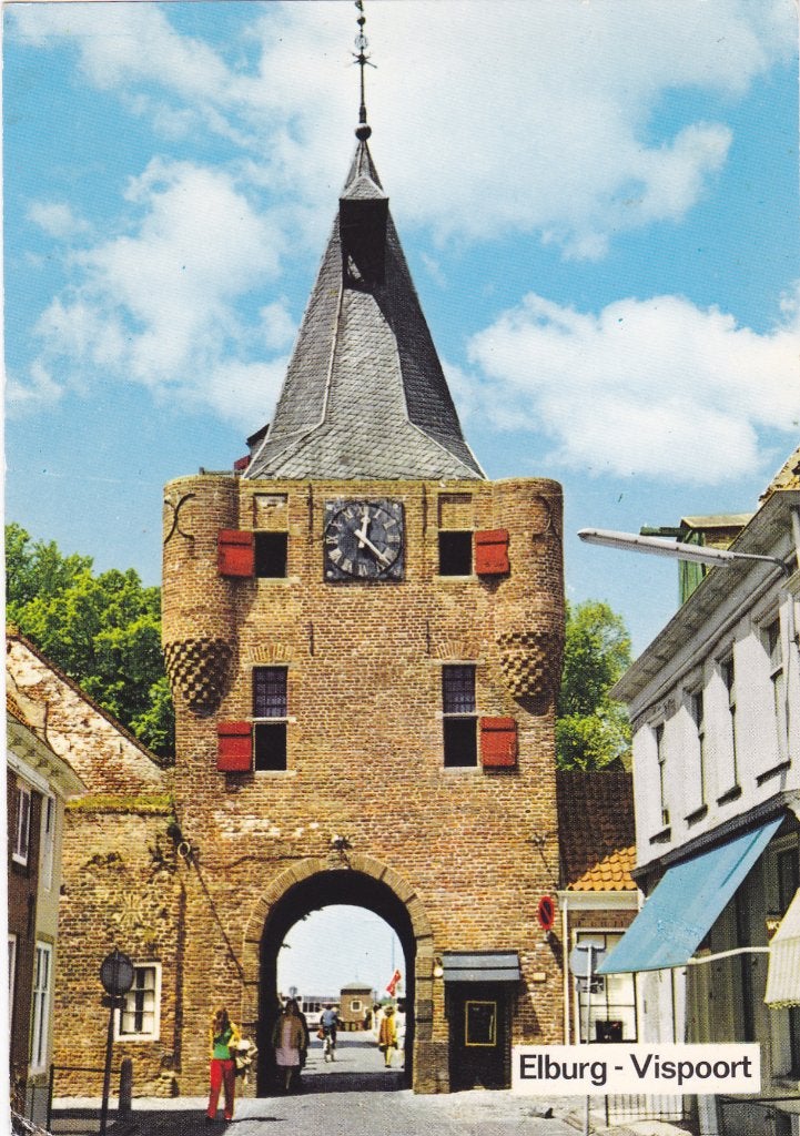 Elburg - Vispoort (Gelopen), Verzenden, 1980 tot heden, Gelopen, Gelderland