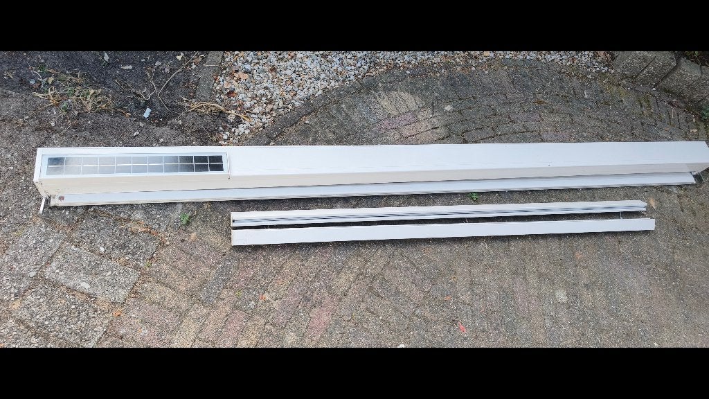 Solar screen wit, Ophalen, 150 tot 300 cm, Screen, Minder dan 250 cm