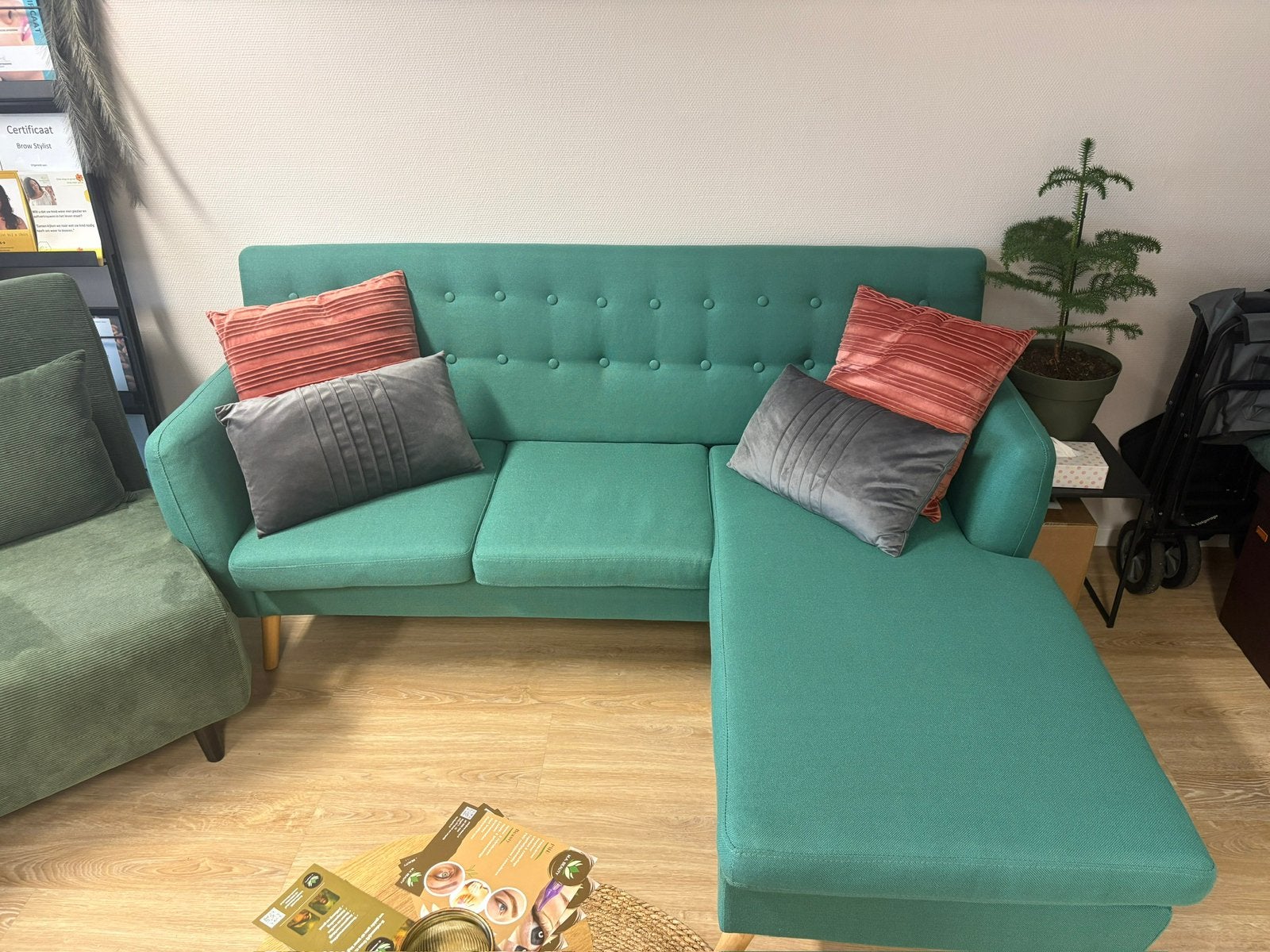 Chaise lounge bank, Ophalen, Zo goed als nieuw