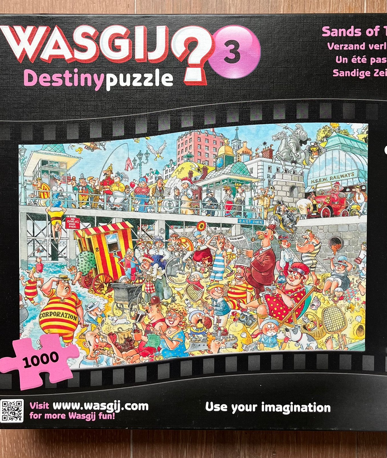 Wasgij puzzel Verzand verleden!, Ophalen of Verzenden, 500 t/m 1500 stukjes, Zo goed als nieuw