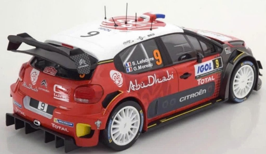 Citroen C3 WRC #9 '17 Corsica Le & Mo NOREV 1/18 ref: 181633, Verzenden, Nieuw, Auto, Norev