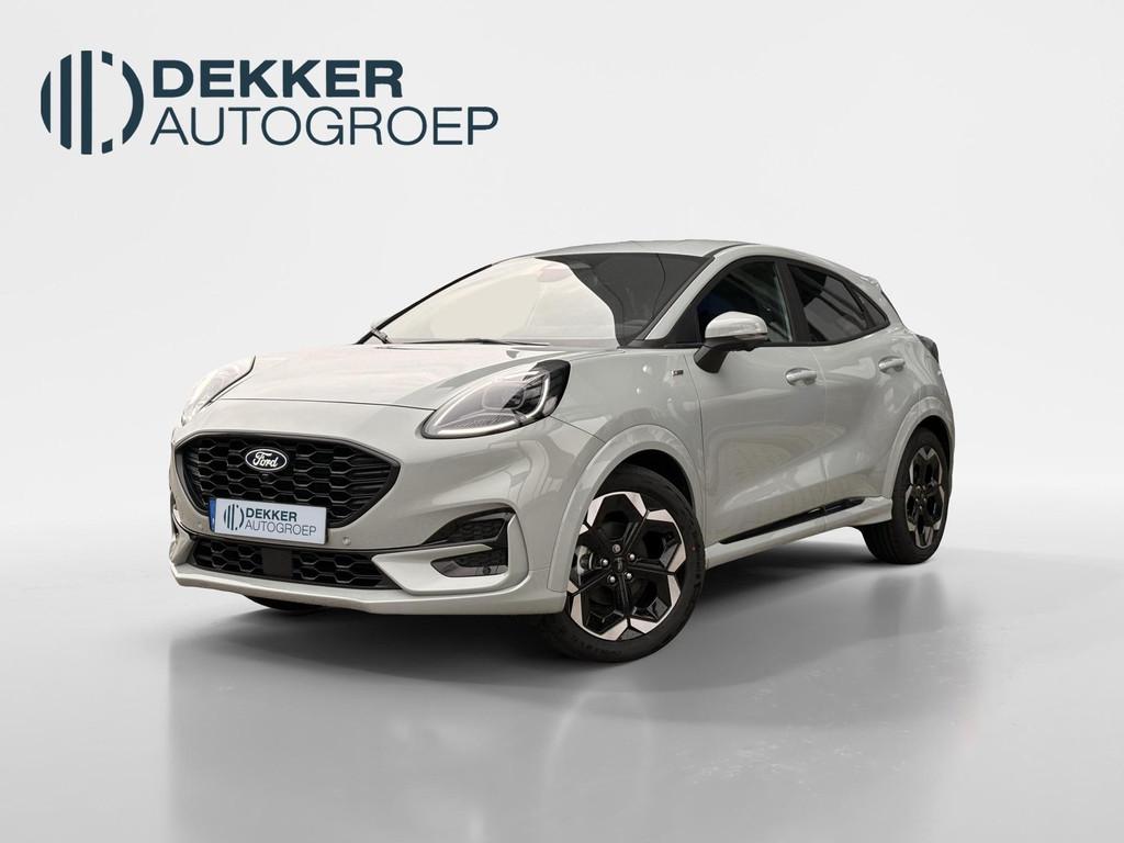 Ford Puma 1.0 EcoBoost Hybrid ST-Line X DEMO I WINTER PACK I, Auto's, Ford, Voorwielaandrijving, Puma, Euro 6, Leder en Stof