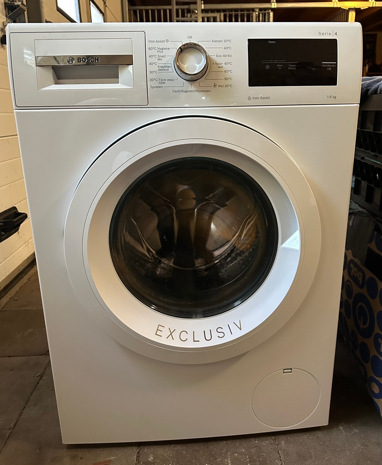 Bosch wasmachine (WAN28097NL Serie 4 Exclusiv) - als nieuw, Ophalen, Zo goed als nieuw, Voorlader