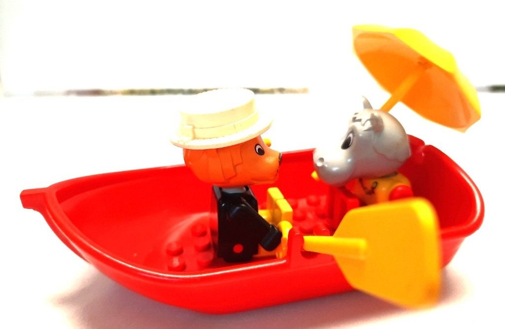 Lego Fabuland Roeiboot 3622 (1988), Verzenden, Gebruikt, Lego