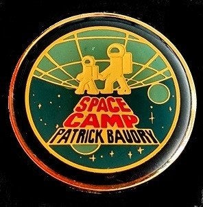 Spacecamp- Patrick Baudry pin, Verzenden, Nieuw, Transport, Speldje of Pin