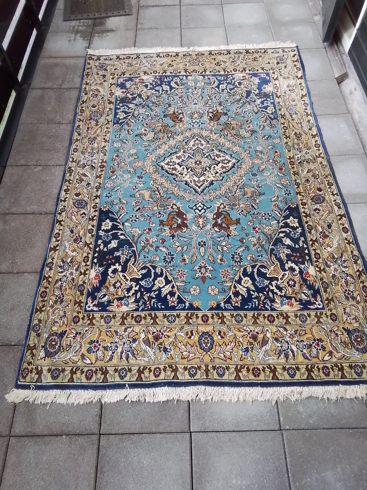 Perzisch tapijt met code 198 cm bij 135 cm, Ophalen of Verzenden