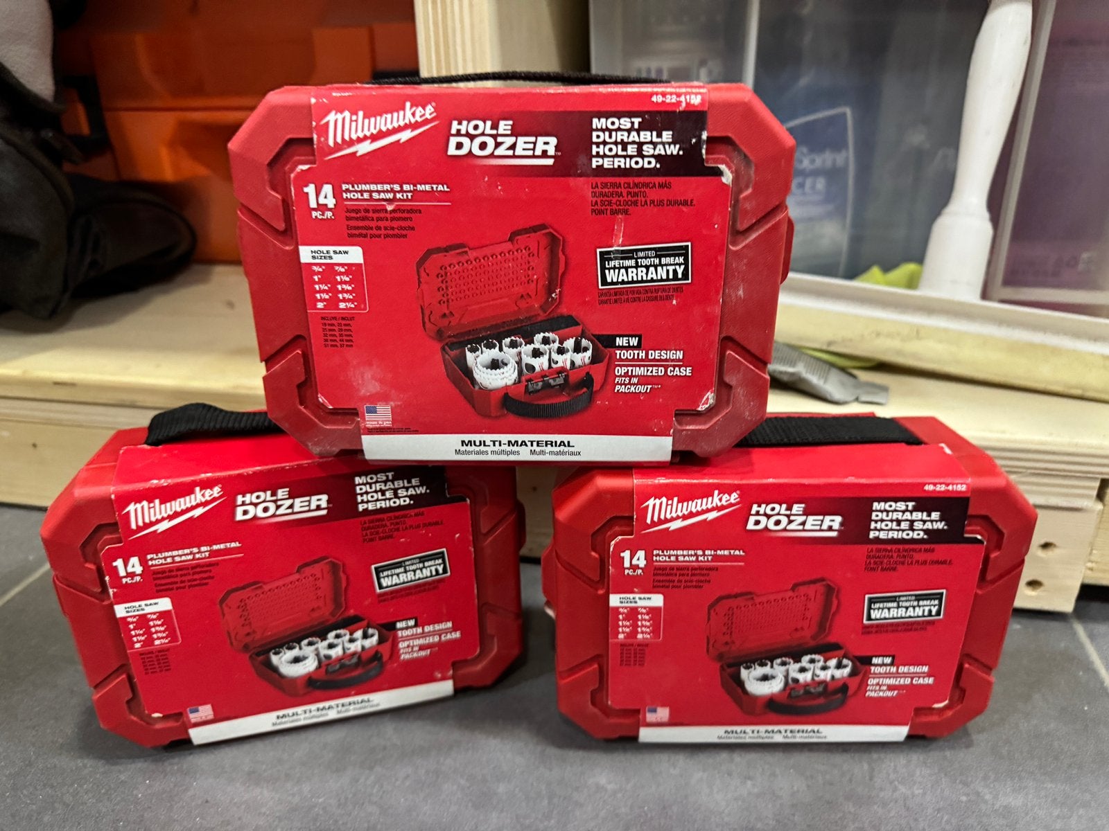 Milwaukee gatzagen set 14 delig nieuw, Ophalen, Nieuw