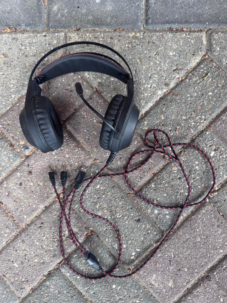 Gaming Headset met Microfoon - Zwart, Computers en Software, Headsets, Ophalen of Verzenden, Nieuw