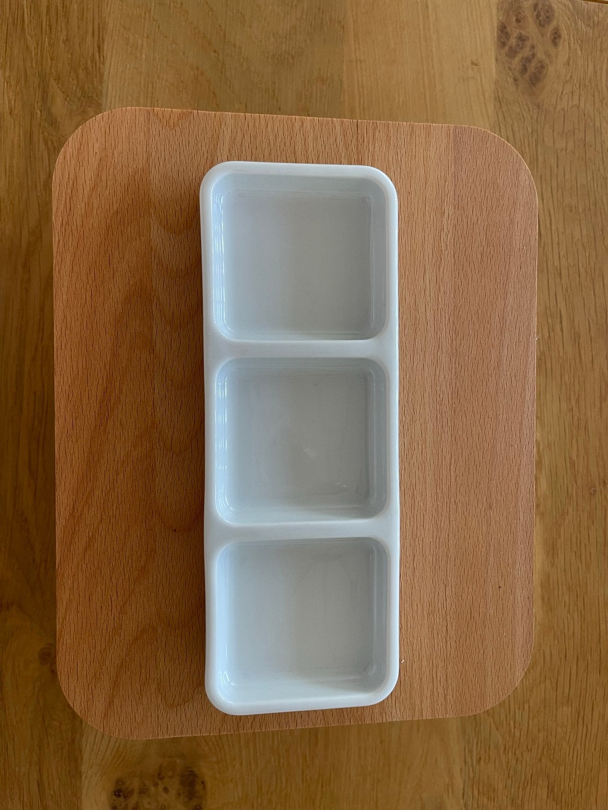 Brabantia set: Stokbrood schaal/plank en Dipschaaltjes, Huis en Inrichting, Overige merken, Overige typen, Ophalen of Verzenden