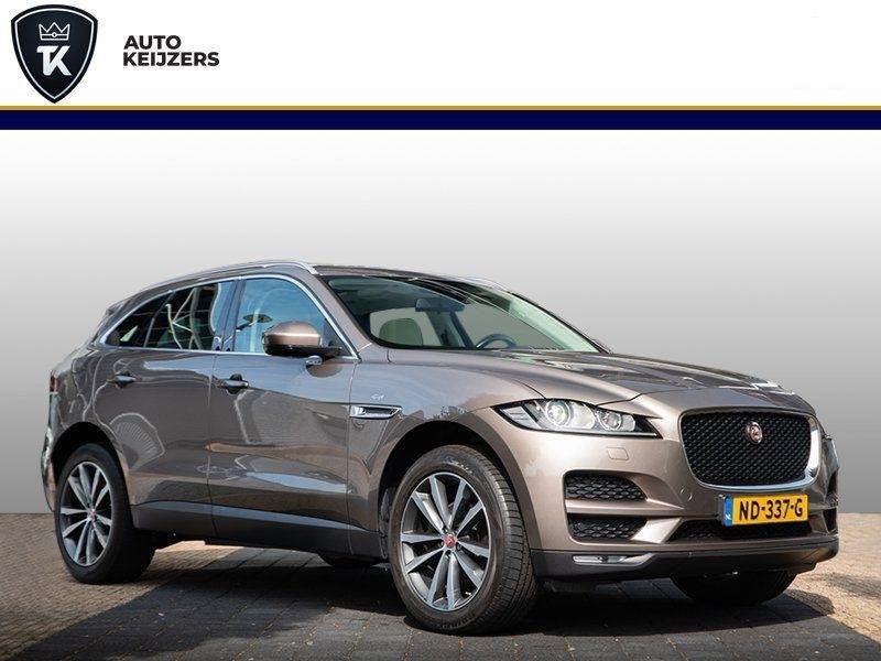 Jaguar F-Pace 2.0 Portfolio Pano AWD 20d Navi Leer Meridiam, Automaat, Gebruikt, 4 cilinders, 179 pk