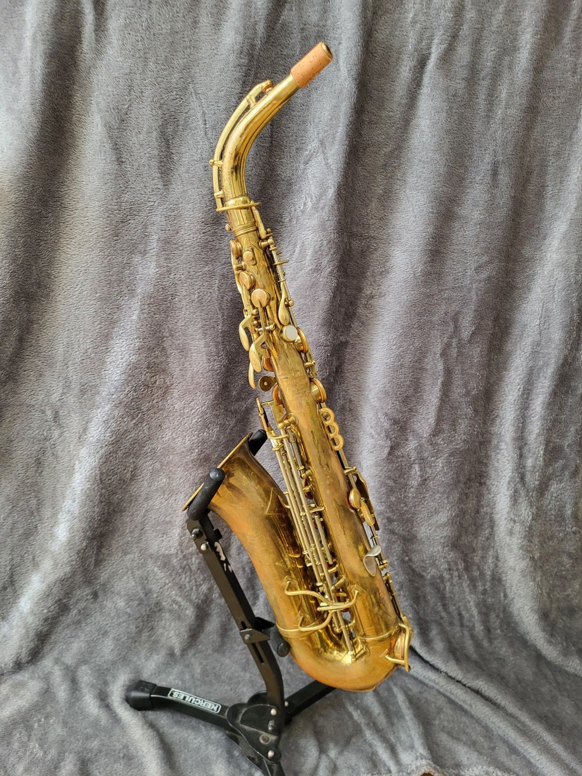 1937 King Zephyr altsaxofoon, Muziek en Instrumenten, Ophalen of Verzenden, Gebruikt, Alt, Met koffer