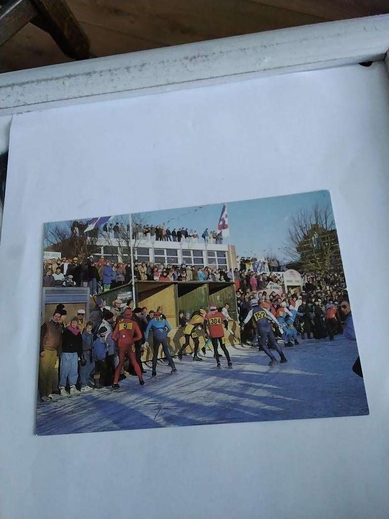 14e  ELFSTEDENTOCHT. 26 FEBRUARI  1986 HARLINGEN, Verzamelen, Ansichtkaarten | Nederland, Ophalen of Verzenden, 1980 tot heden