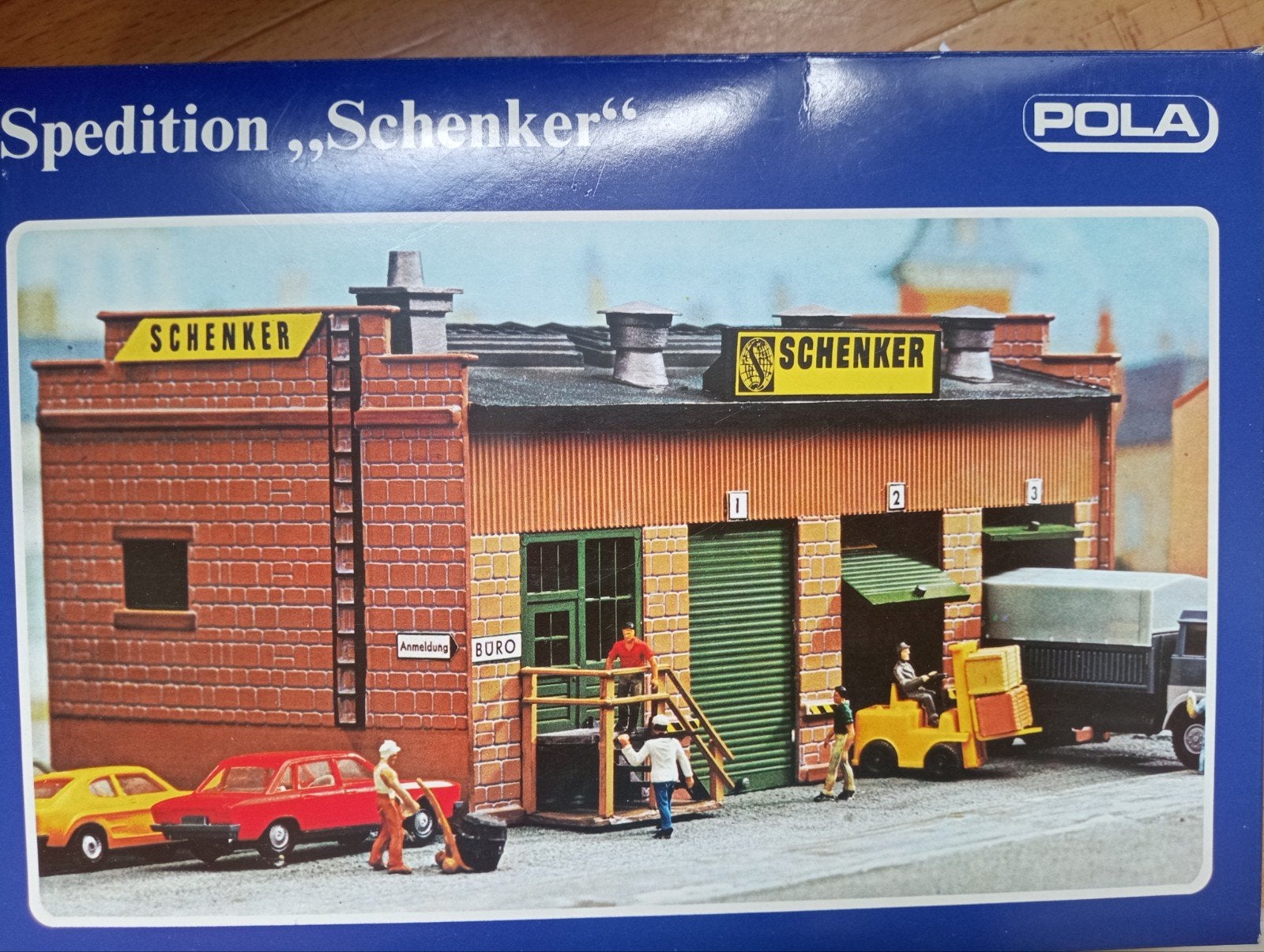 Pola h0 816 spedition Schenker., Overige merken, Gelijkstroom of Wisselstroom, Brug, Tunnel of Gebouw, Nieuw