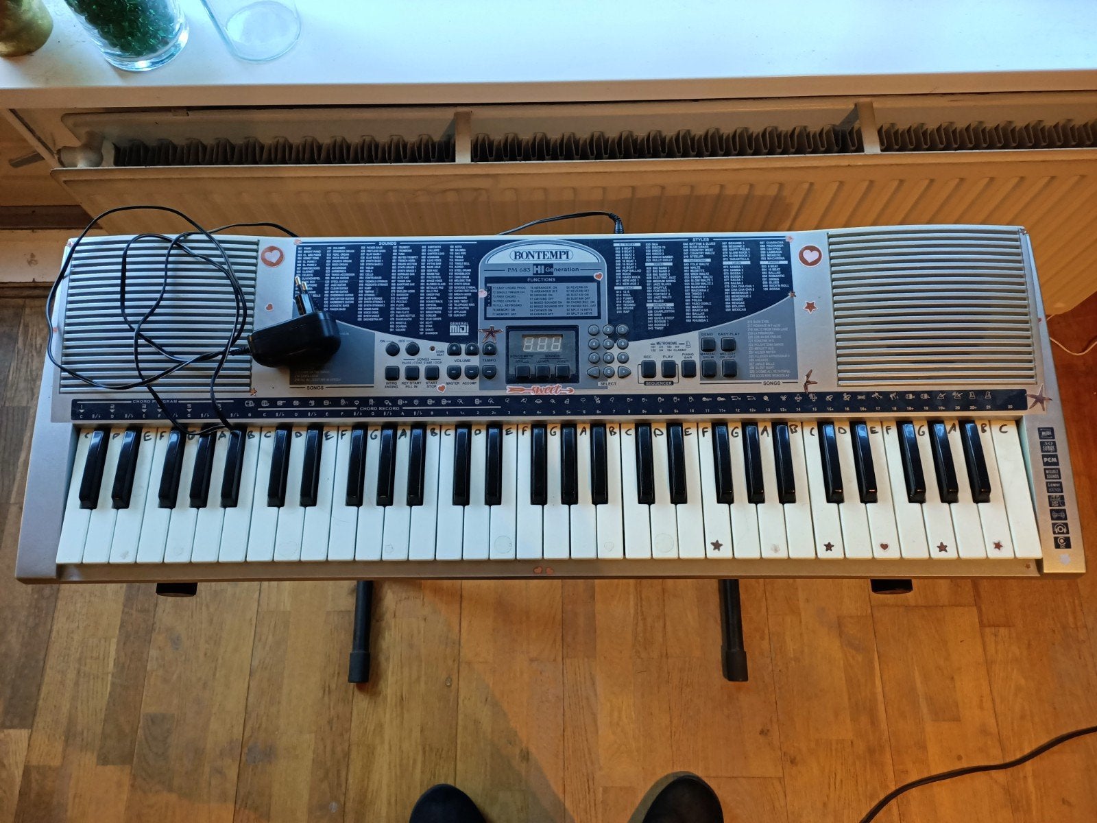 Bontempi PM 683 keyboard met standaard, Bontempi, Met standaard, Info@bontempi.com, Via dell'Industria, 1, 62019 Recanati MC, Italië