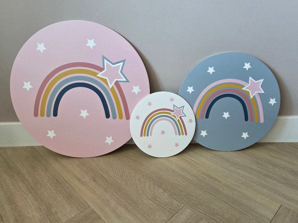 Muurstickers, decoratie regenbogen, Kinderen en Baby's, Kinderkamer | Inrichting en Decoratie, Ophalen of Verzenden, Zo goed als nieuw