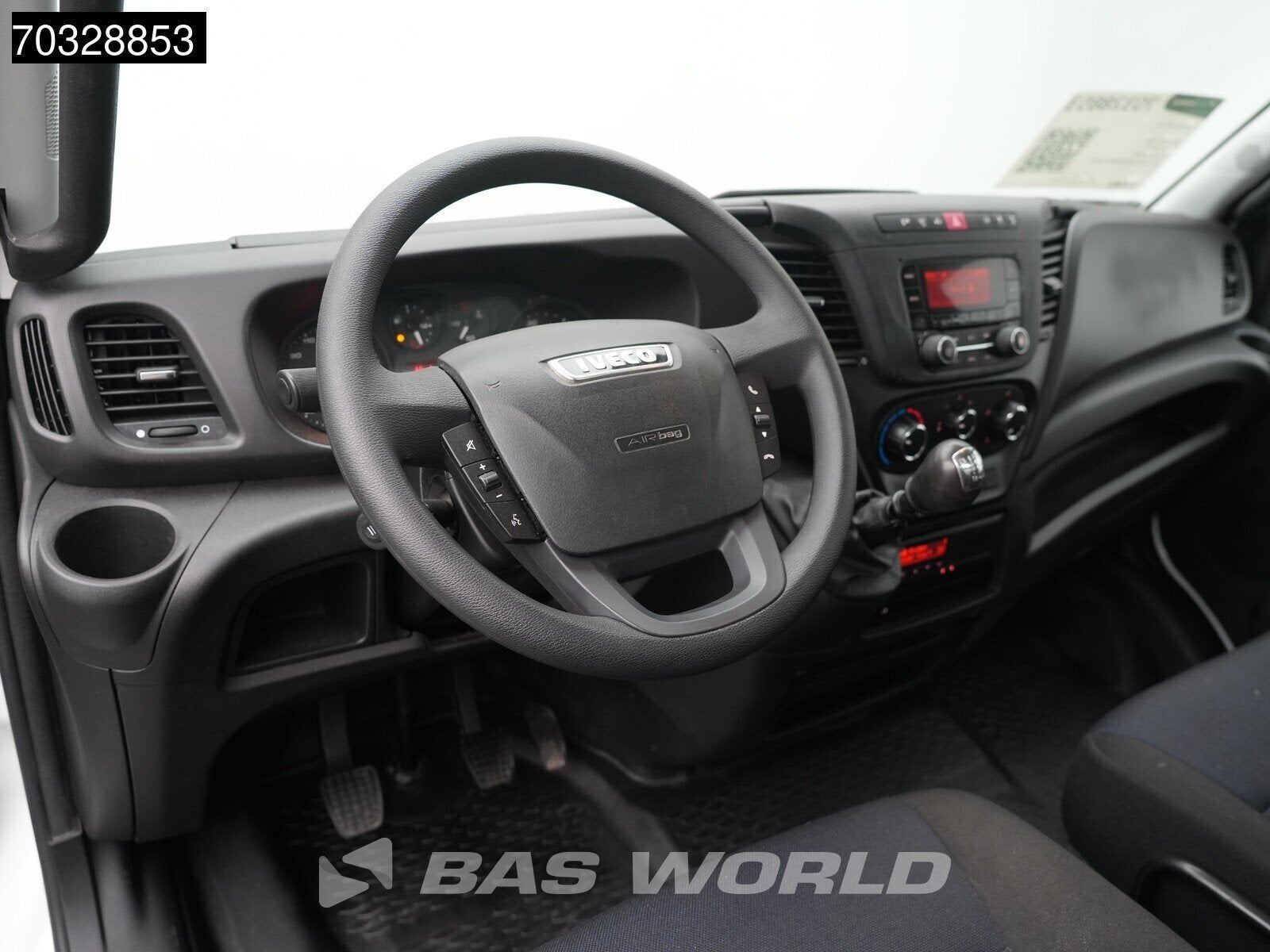 Iveco Daily 65C15 3.0L 150PK Kipper Euro6 Airco Cruise Tippe, Auto's, Stof, Gebruikt, Euro 6, 4 cilinders
