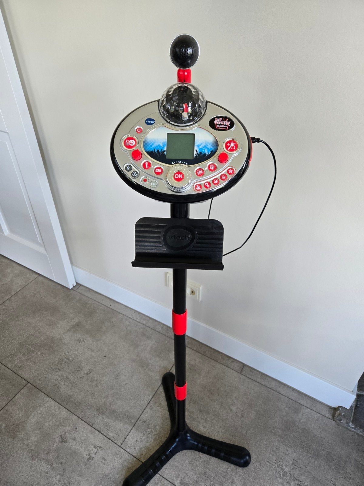 VTech Kidi Super Star Karaoke Machine met Microfoon, Audio, Tv en Foto, Karaoke-apparatuur, Ophalen of Verzenden, Gebruikt, Microfoon(s)