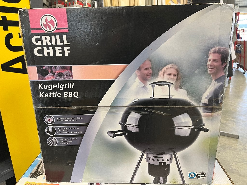 Grill Chef Kugelgrill Kettel BBQ - Nieuw in doos, Ophalen of Verzenden, Nieuw, Grill Chef