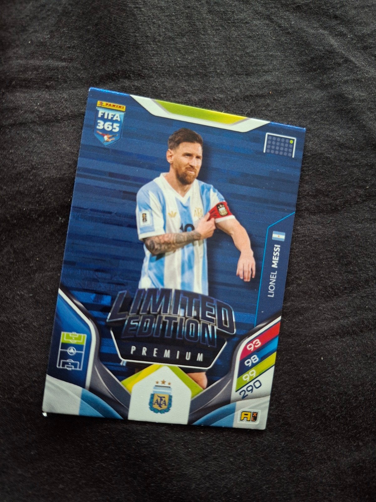 panini limited edition premium Lionel Messi, Hobby en Vrije tijd, Stickers en Plaatjes, Ophalen of Verzenden, Zo goed als nieuw