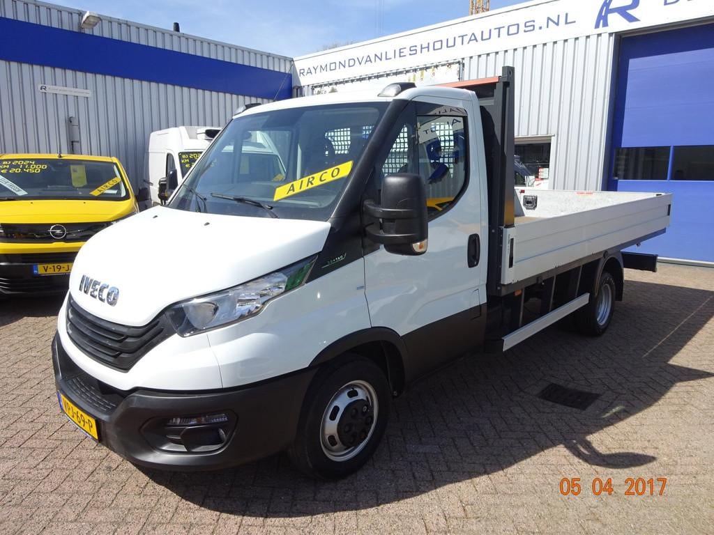 Iveco Daily 35C14 2.3 Open laadbak Pick up Dubbel lucht in z, Gebruikt, Iveco, Wit, Origineel Nederlands