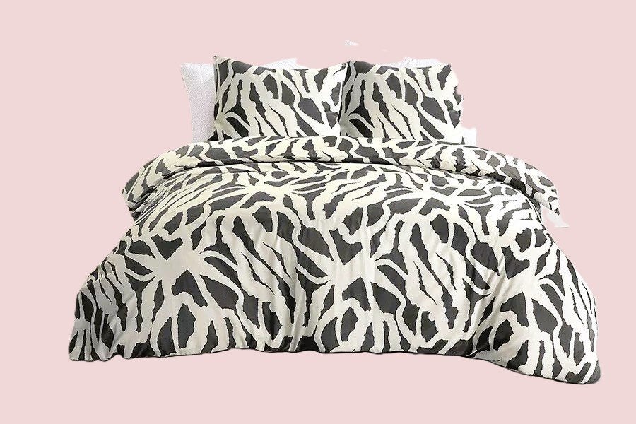 Dekbedovertrek met zebraprint - 240 x 200 cm, Dekbedovertrek, Overige materialen, Nieuw, Ophalen of Verzenden